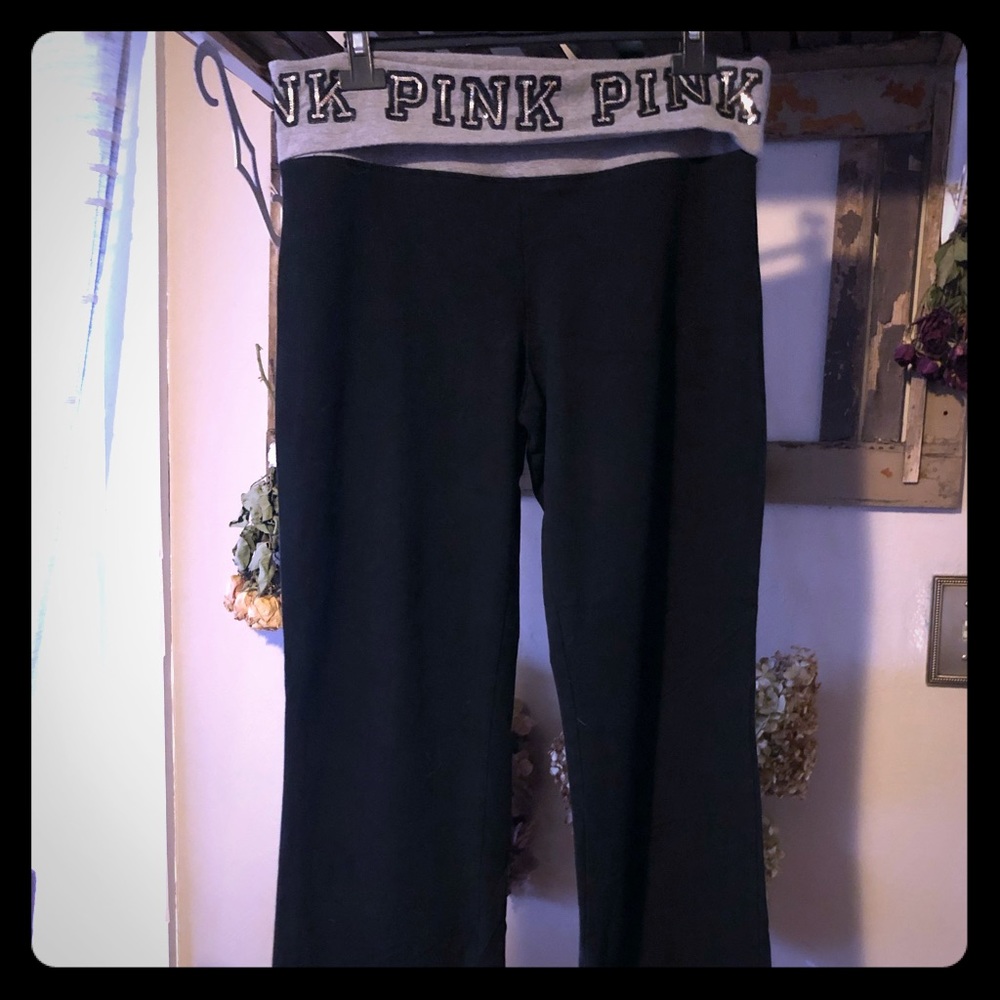 Lg PINK yoga pants by Victoria Secret